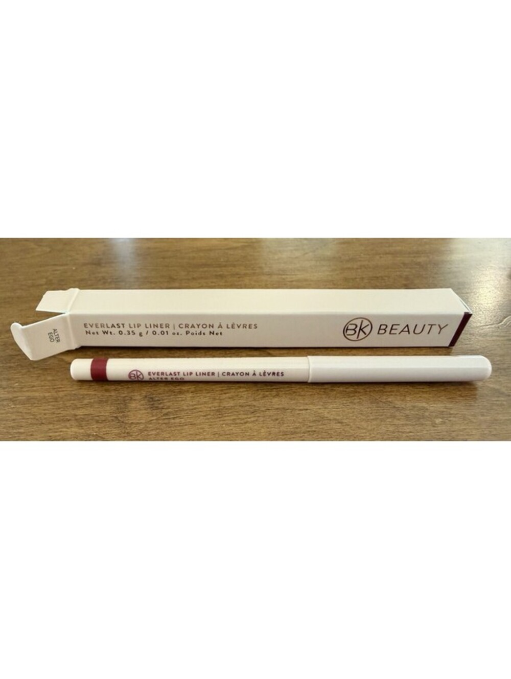 BK Beauty Everlast Lip Liner Pencil Alter Ego Matte Cruelty-Free 0.01 oz NIB